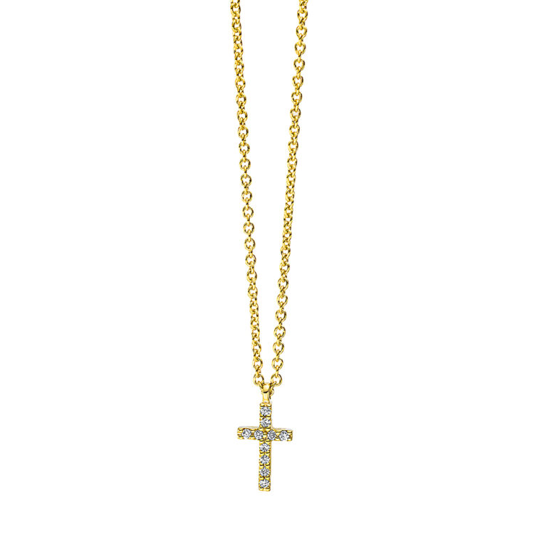 Collier 18 kt GG "Kreuz"