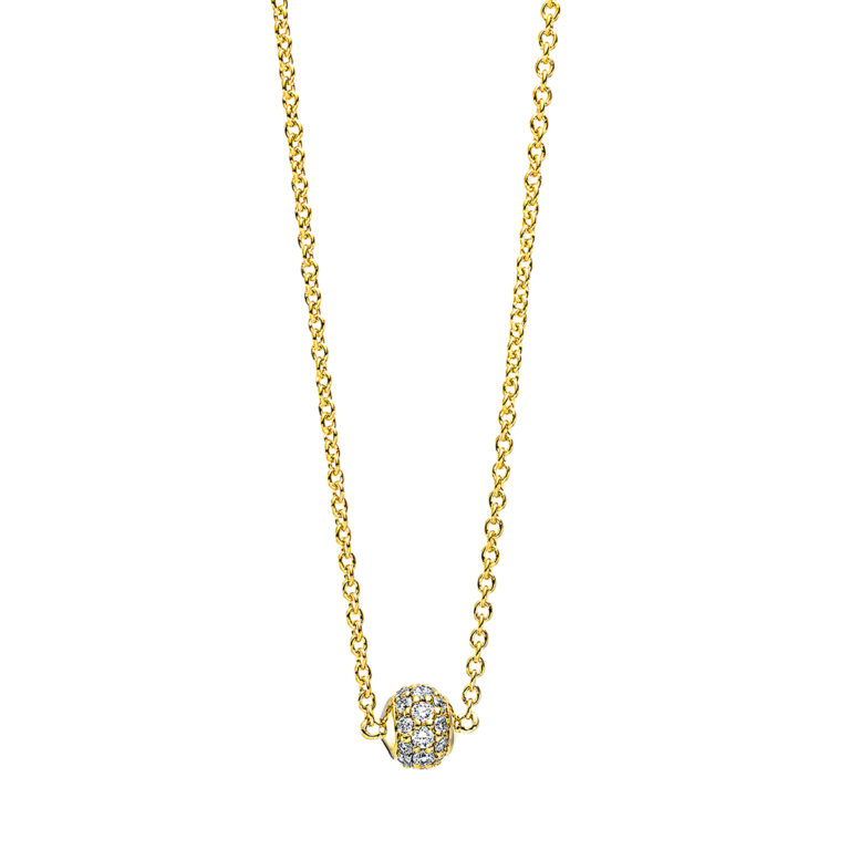 Collier 18 kt GG "Kugel"