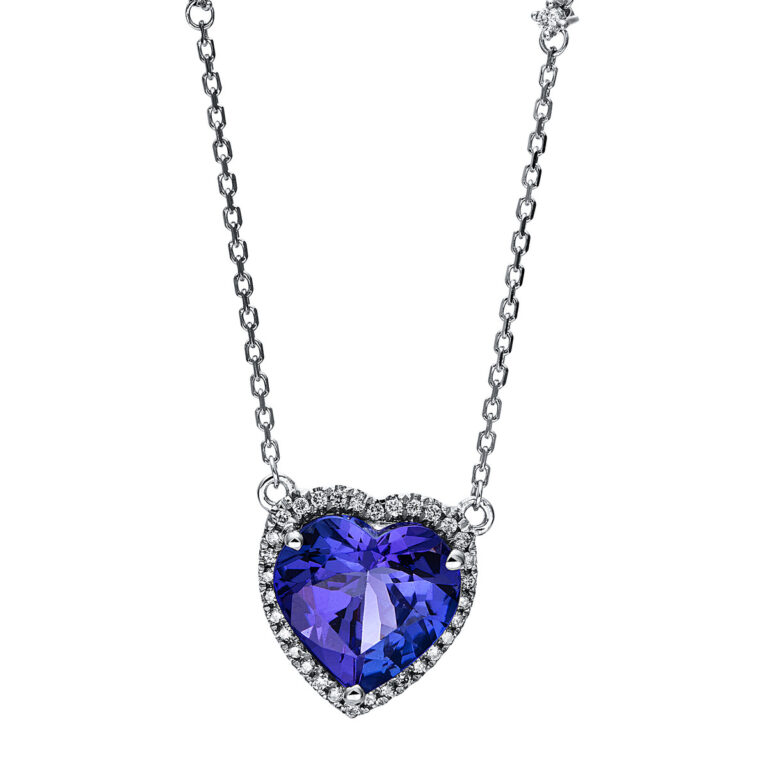 Collier 14 kt WG "Herz"
