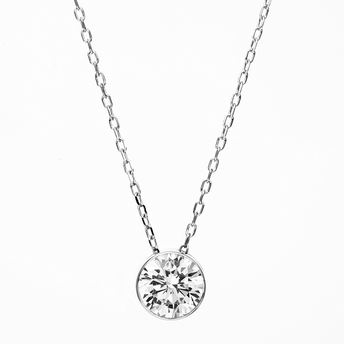 Collier 18 kt WG, GIA5383495528