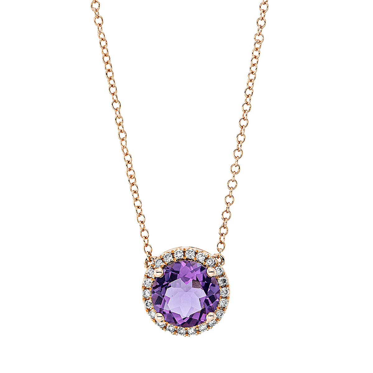 Collier 18 kt RG