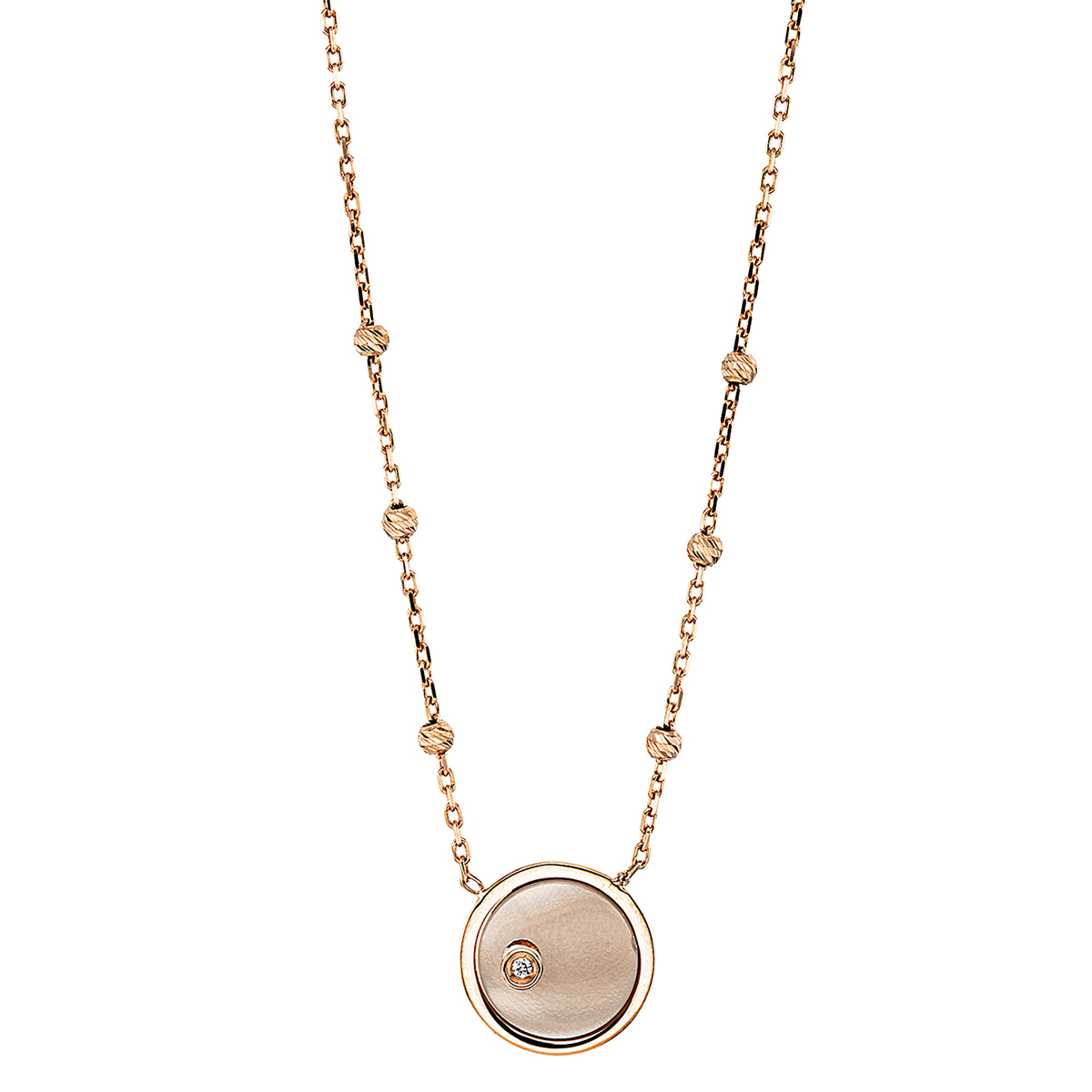 Collier 18 kt RG