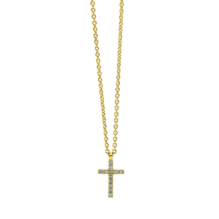 Collier 18 kt GG "Kreuz"