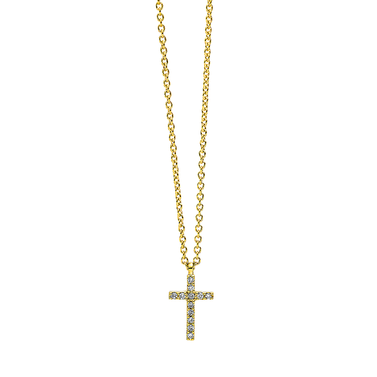 Collier 18 kt GG "Kreuz"