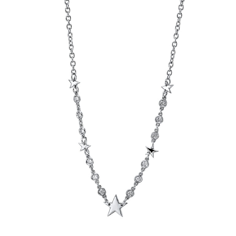 Collier 18 kt WG "Stern"