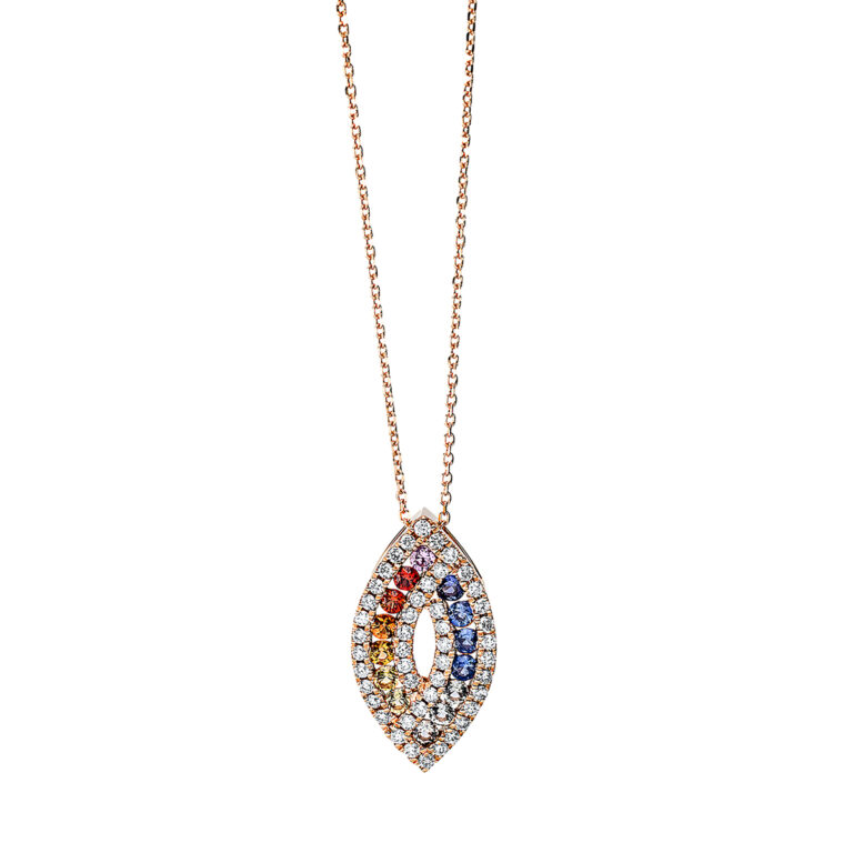 Collier 18 kt RG