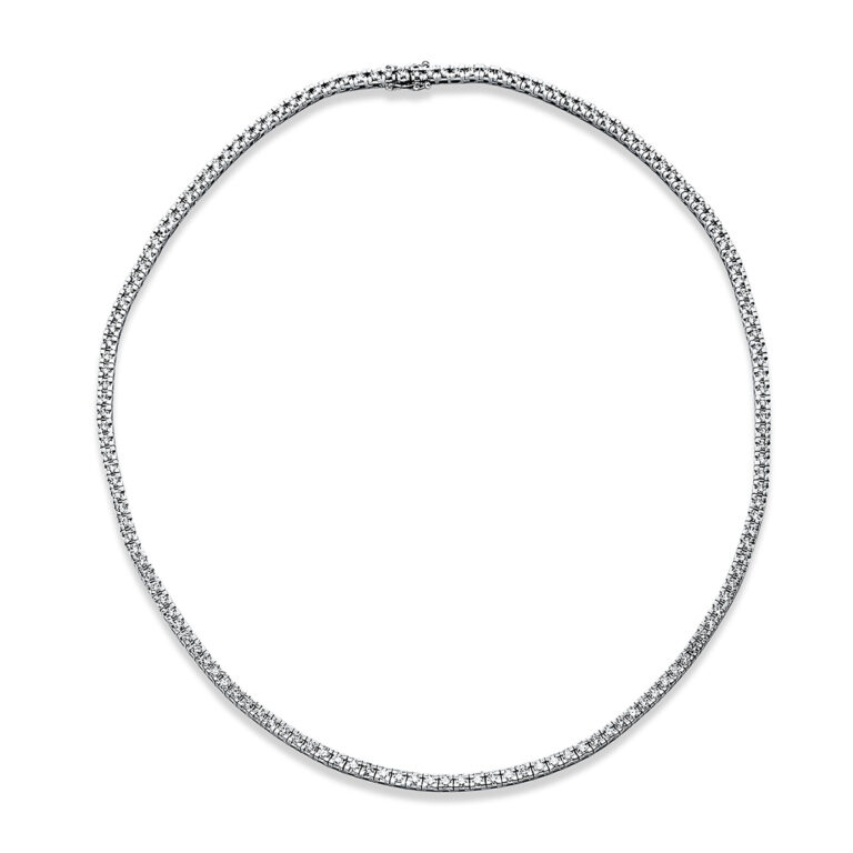 Collier 4er-Krappe 18 kt WG