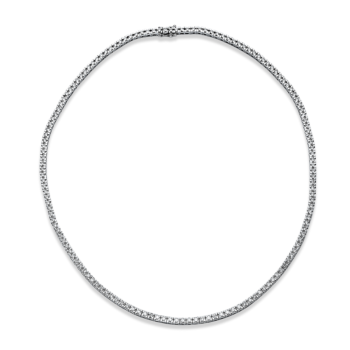 Collier 4er-Krappe 18 kt WG