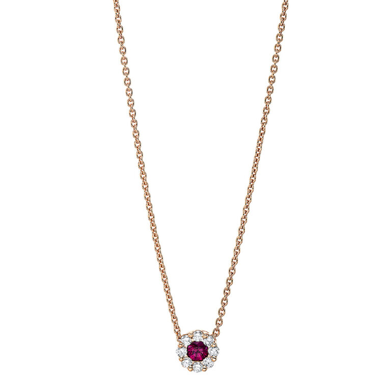 Collier 18 kt RG