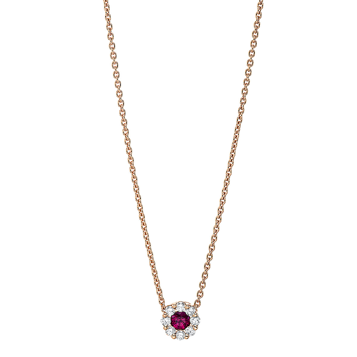 Collier 18 kt RG