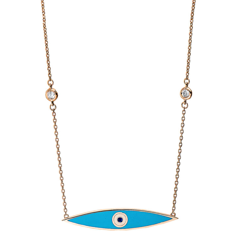 Collier 18 kt RG "Auge"