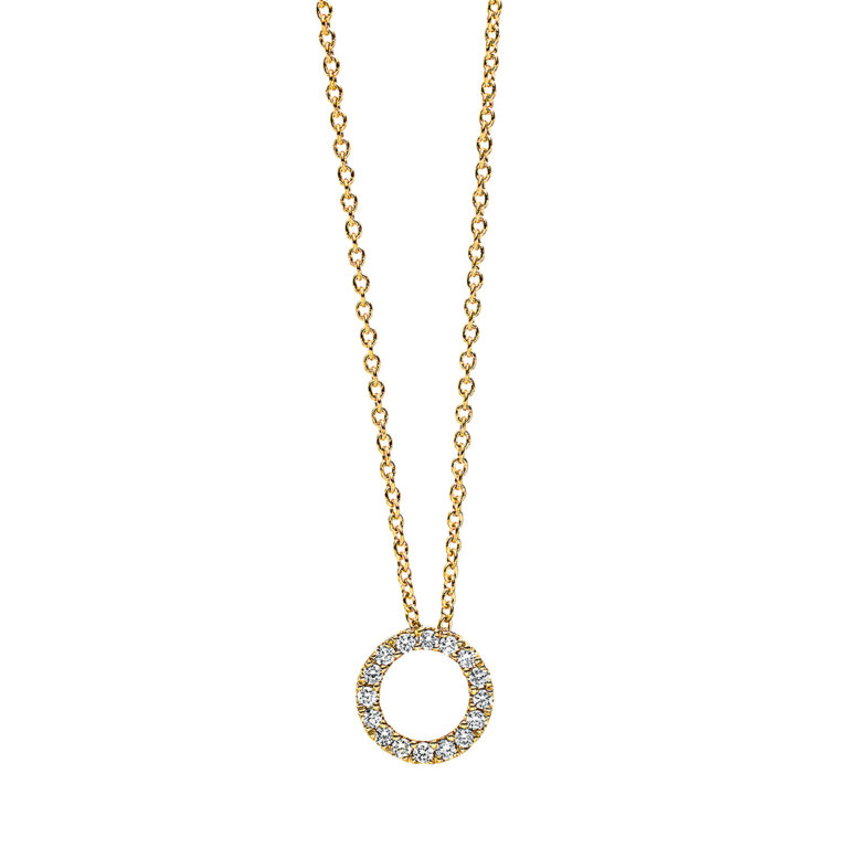 Collier 18 kt GG "Kreis"
