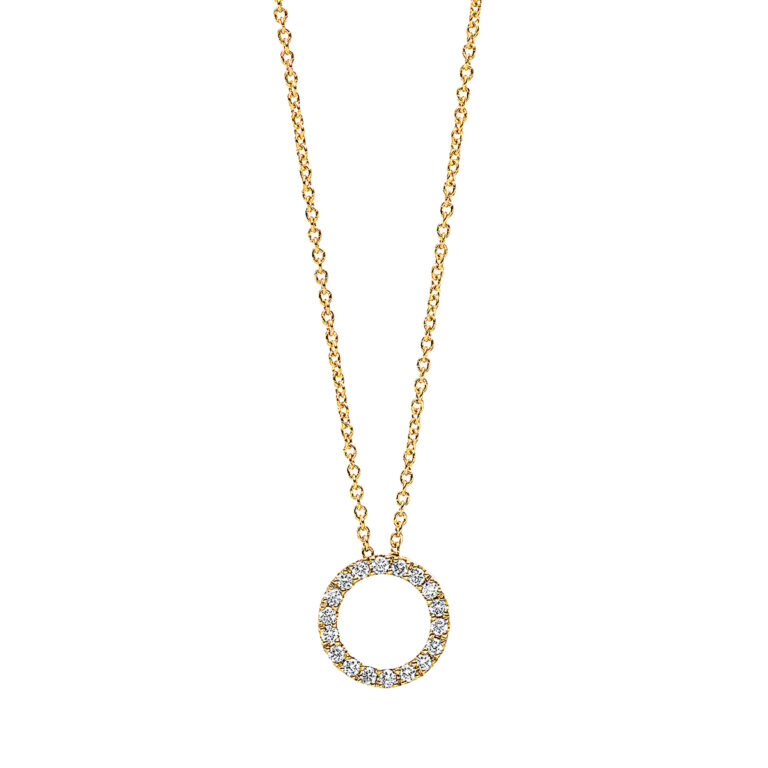 Collier 18 kt GG "Kreis"