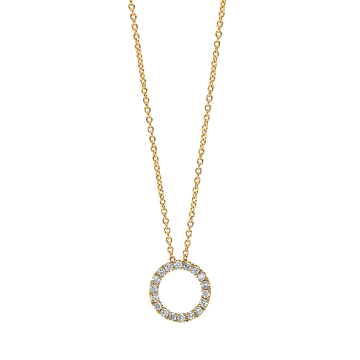 Collier 18 kt GG "Kreis"
