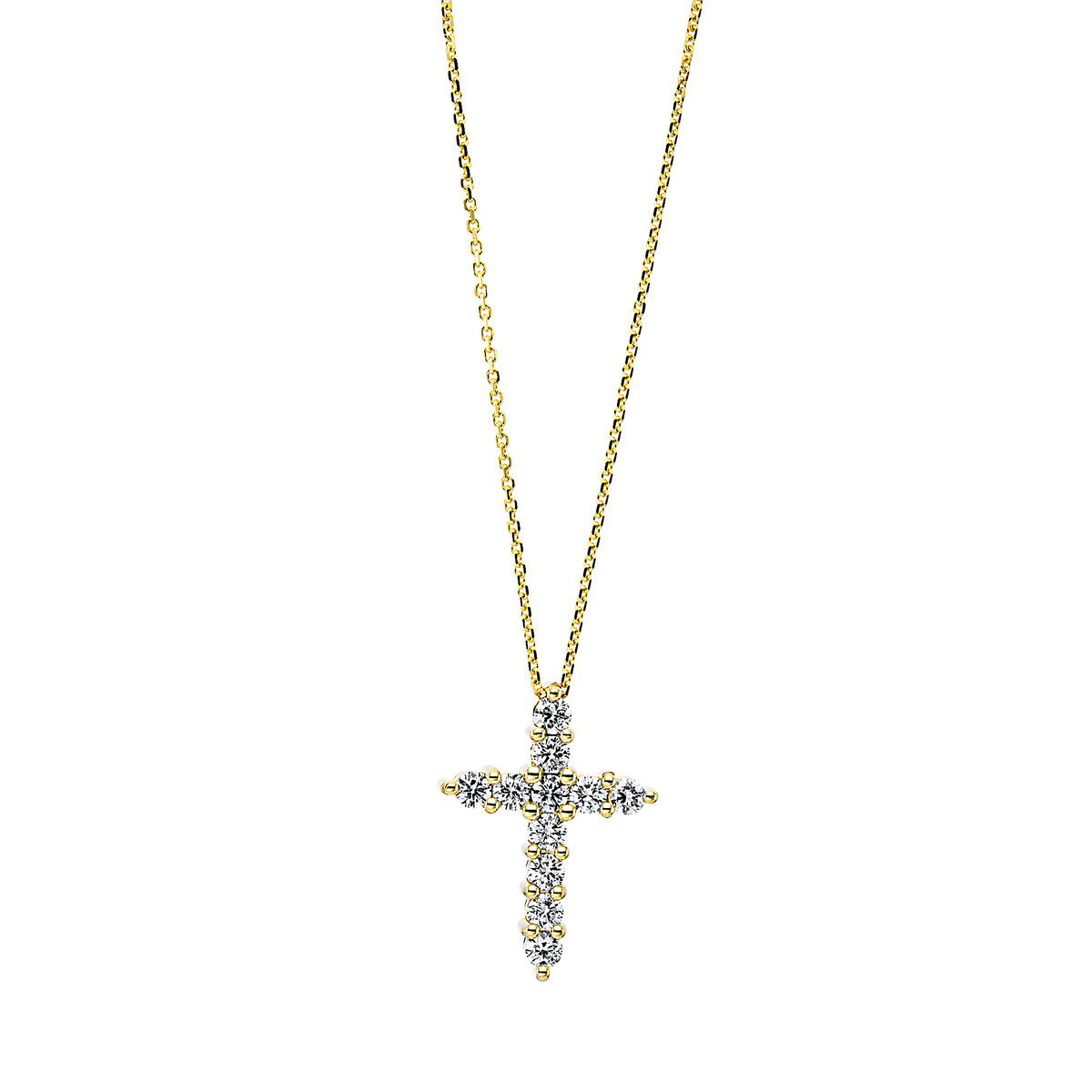 Collier 18 kt GG "kreuz"