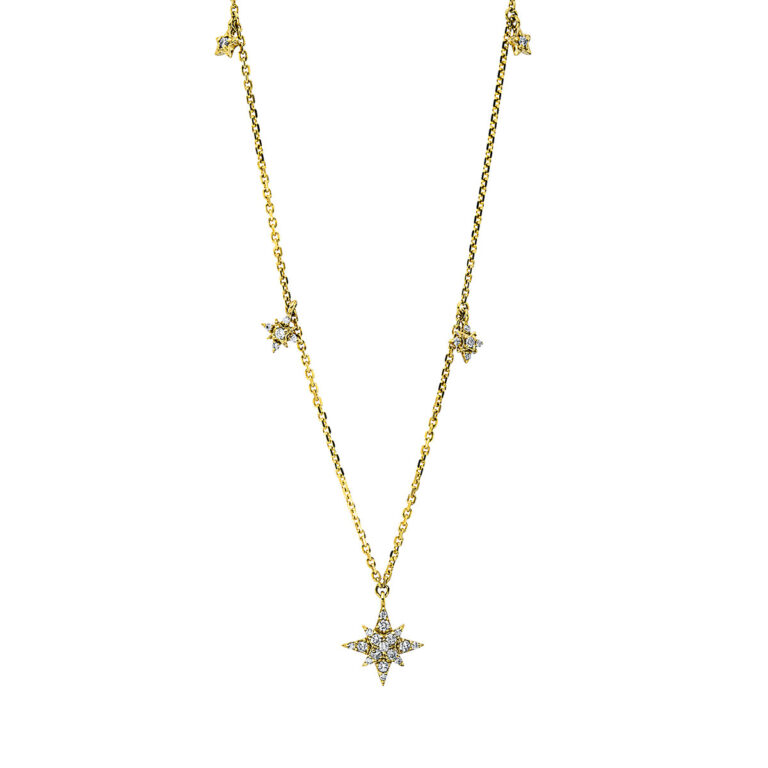 Collier 18 kt GG "Stern"