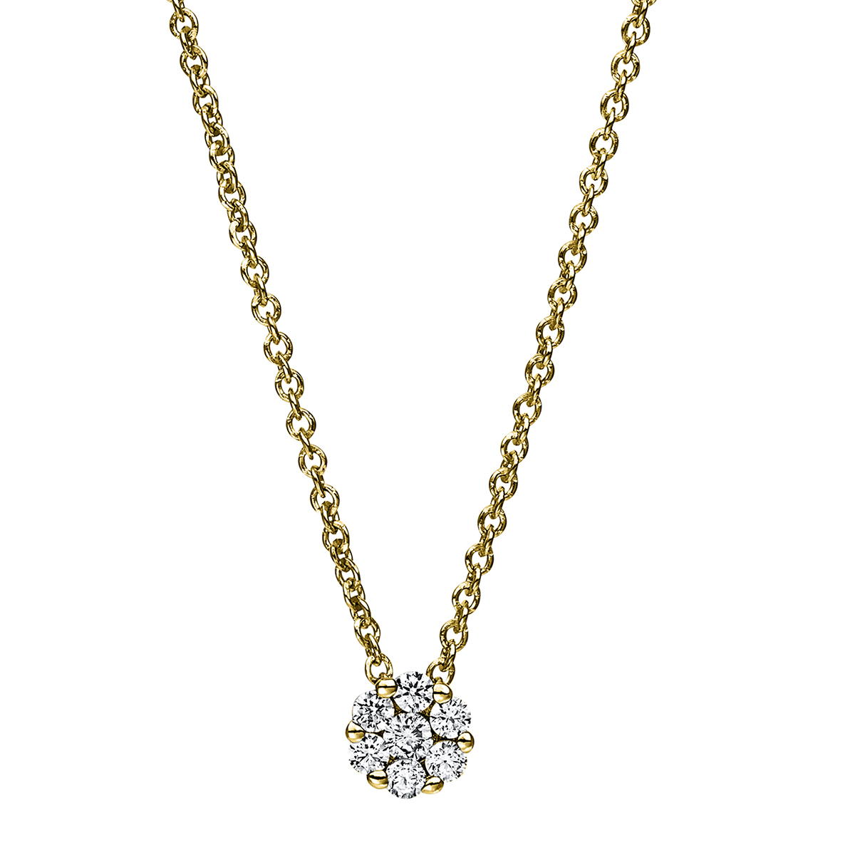 Collier 18 kt GG, mit ZÖ 40 cm
