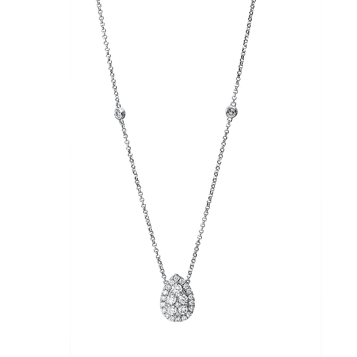 Collier 18 kt WG