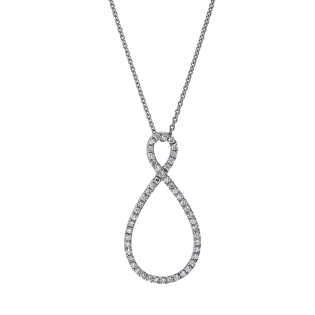 Collier 18 kt WG "Infinity"