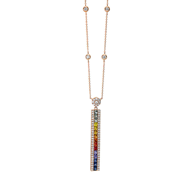 Collier 18 kt RG