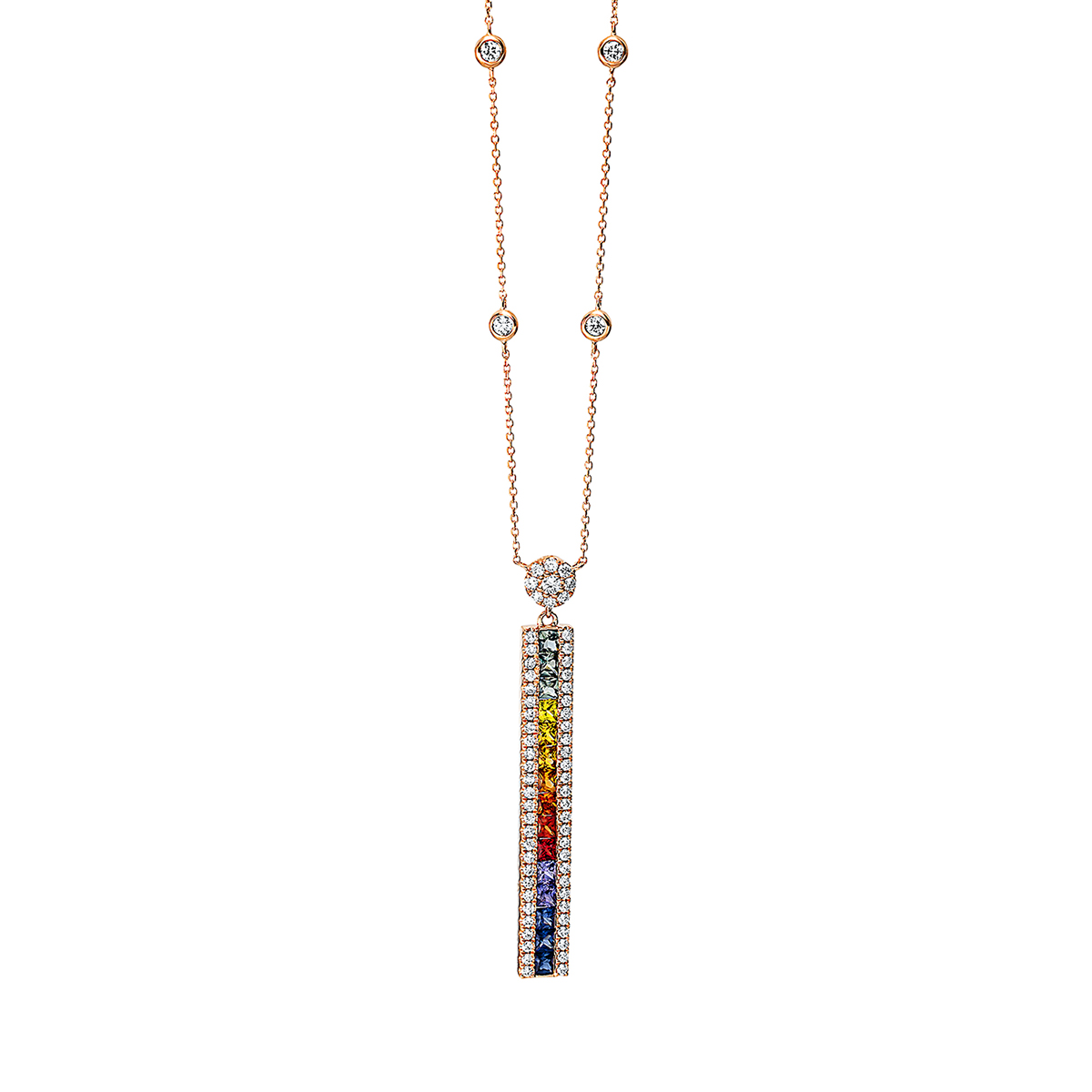 Collier 18 kt RG