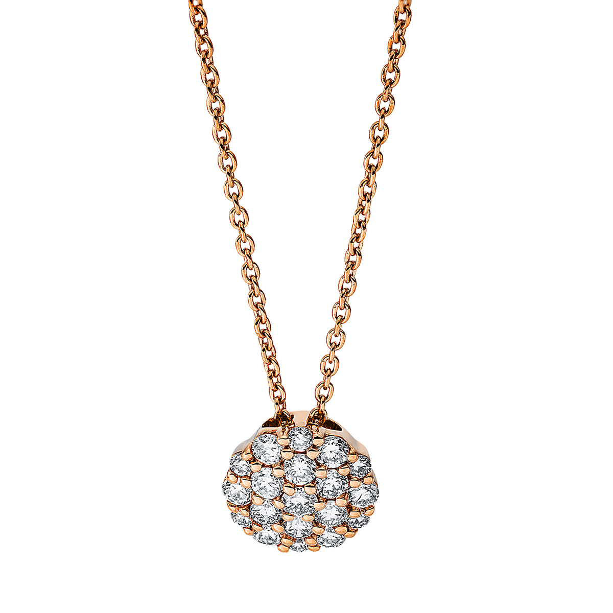 Collier 18 kt RG