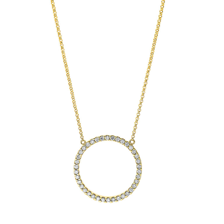 Collier 18 kt GG "Kreis"