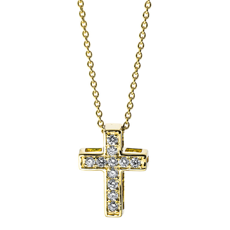 Collier 18 kt GG "Kreuz"