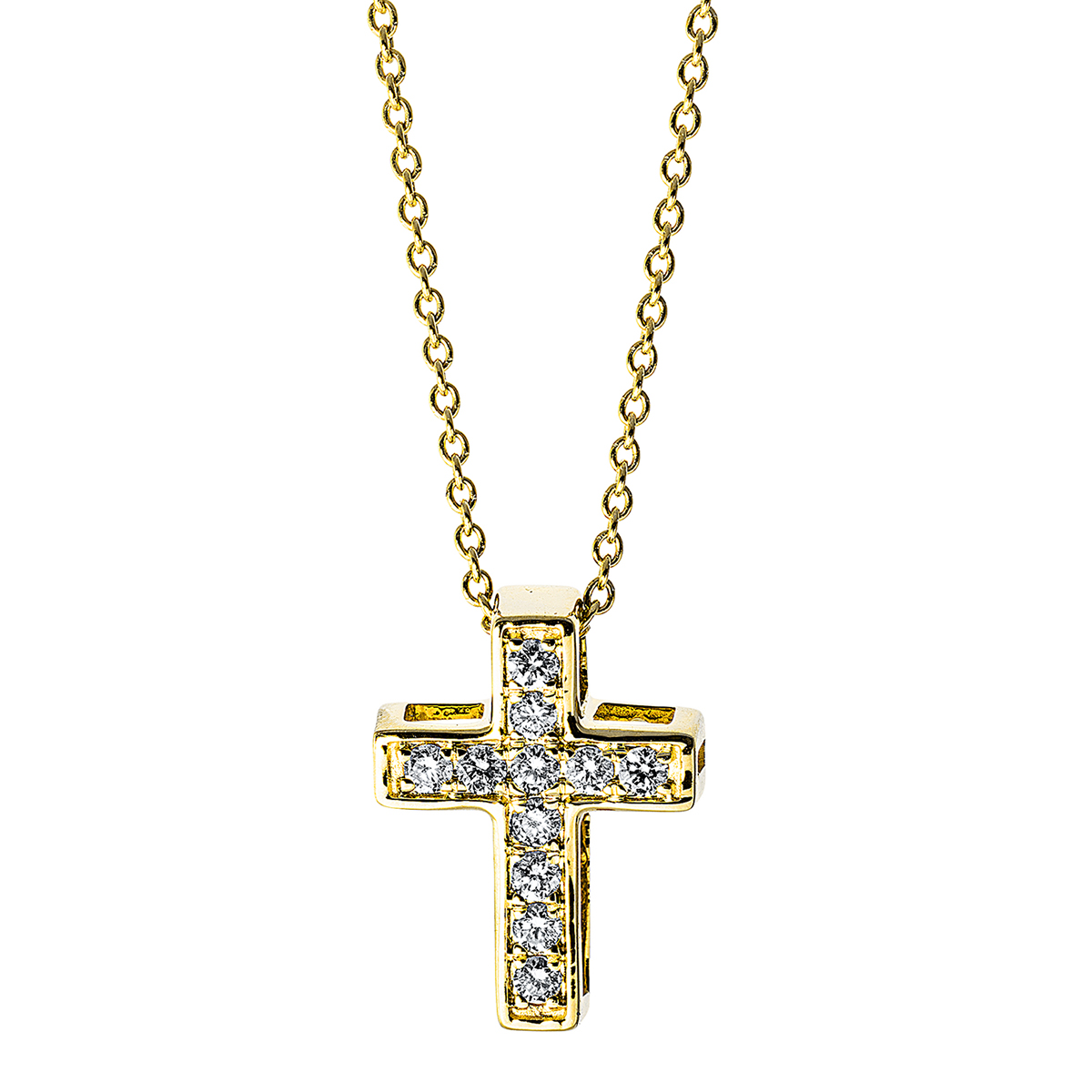 Collier 18 kt GG "Kreuz"
