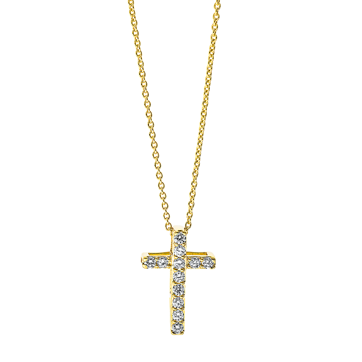 Collier 18 kt GG "Kreuz"