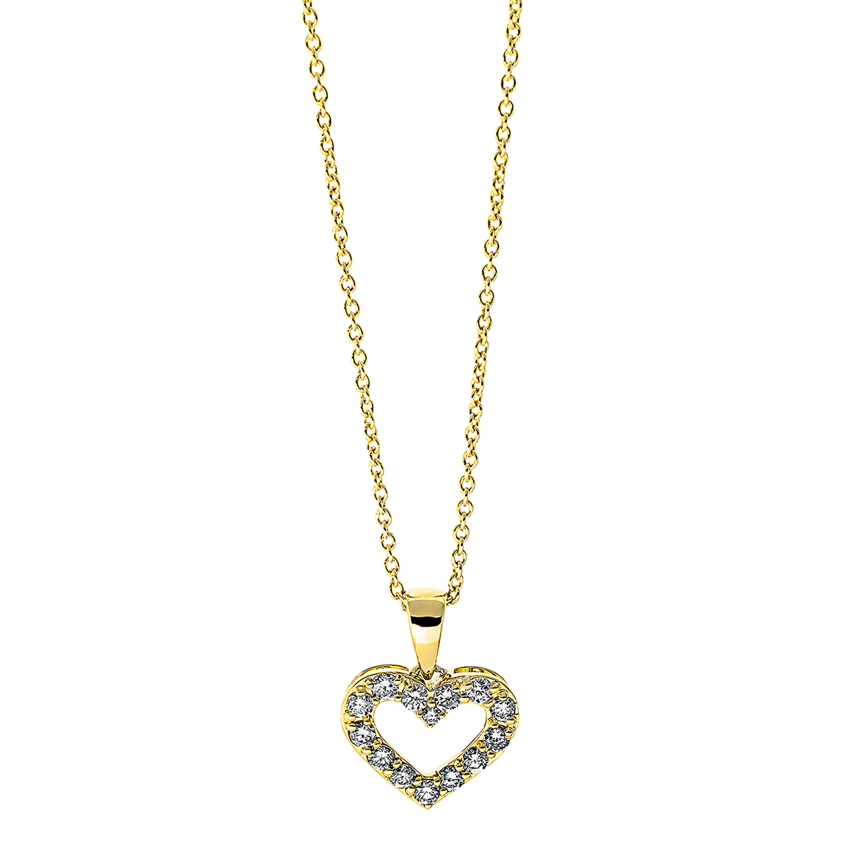Collier 18 kt GG "Herz"