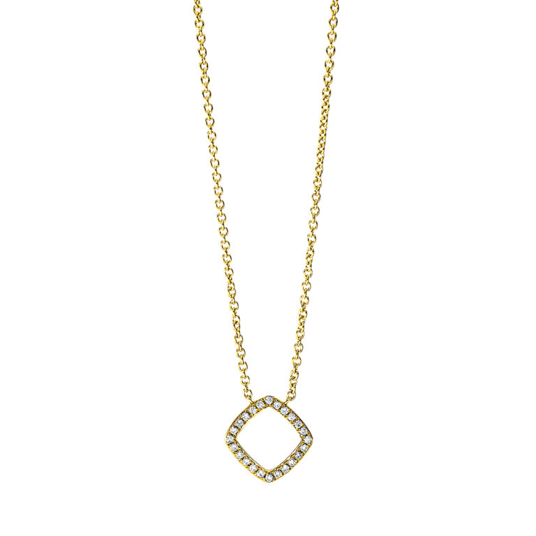 Collier 18 kt GG, mit ZÖ 38 cm