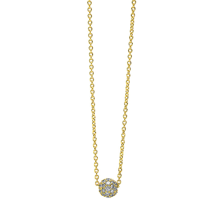 Collier 18 kt GG "Kugel"