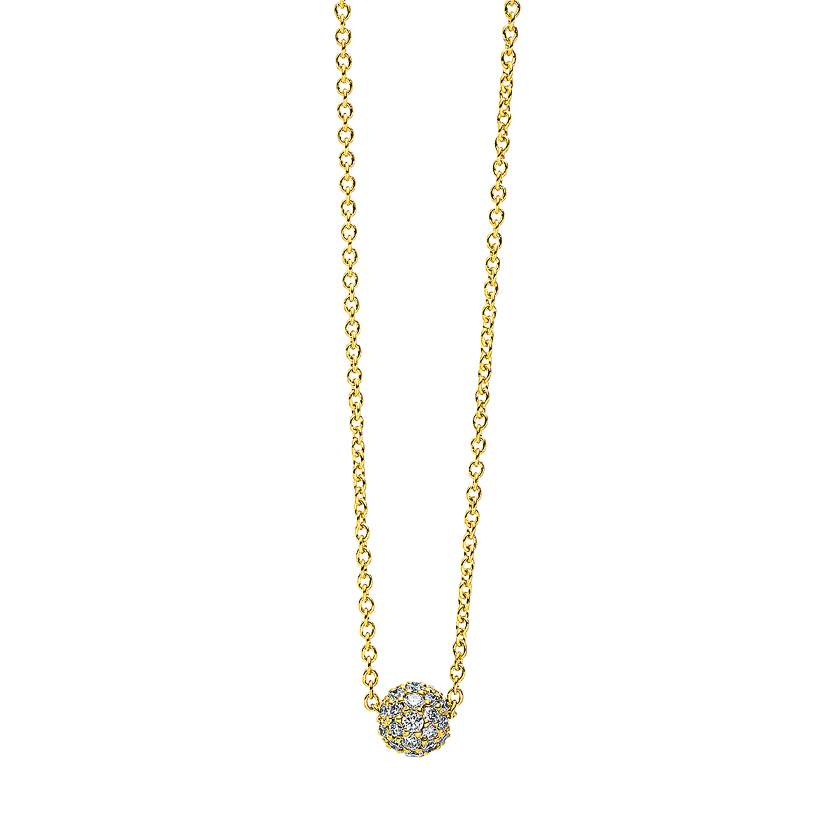 Collier 18 kt GG "Kugel"