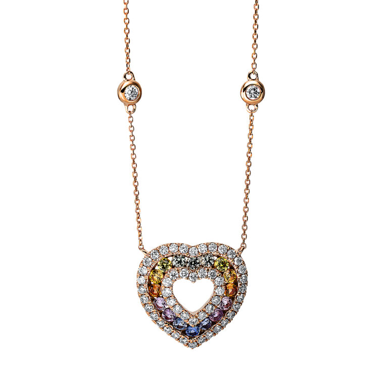 Collier 18 kt RG