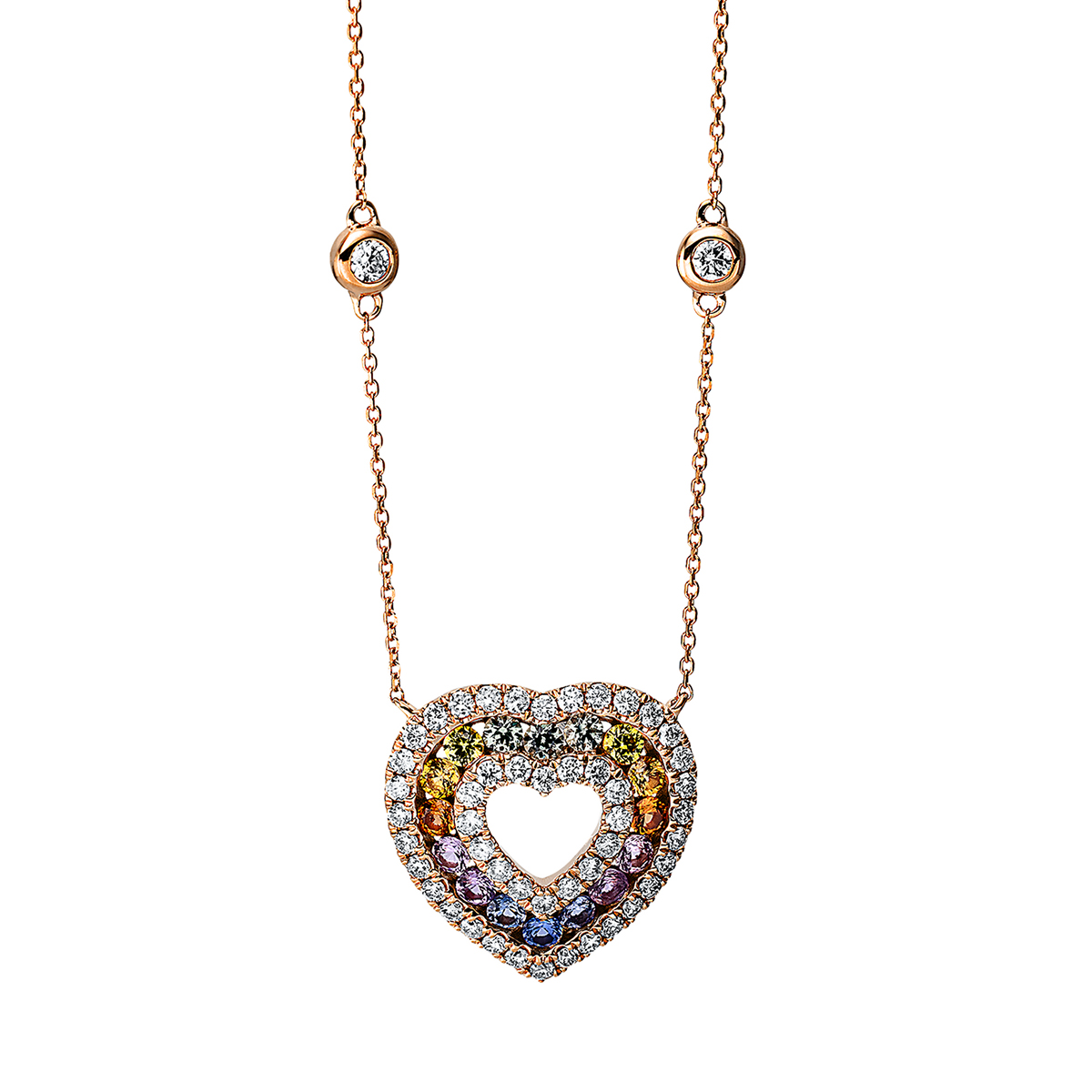 Collier 18 kt RG