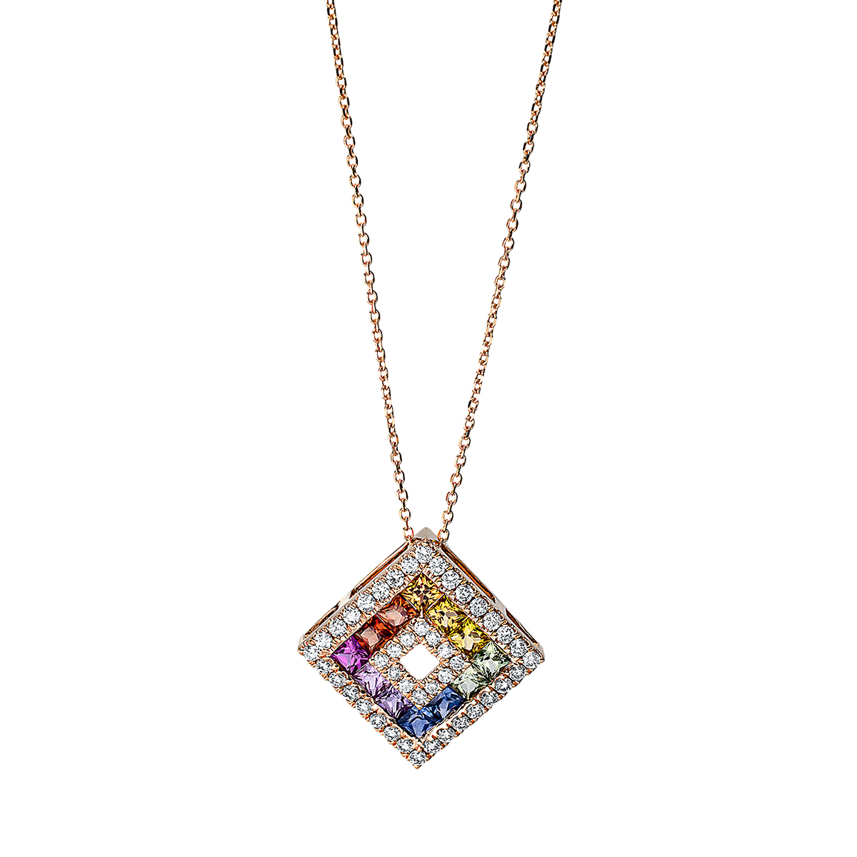 Collier 18 kt RG