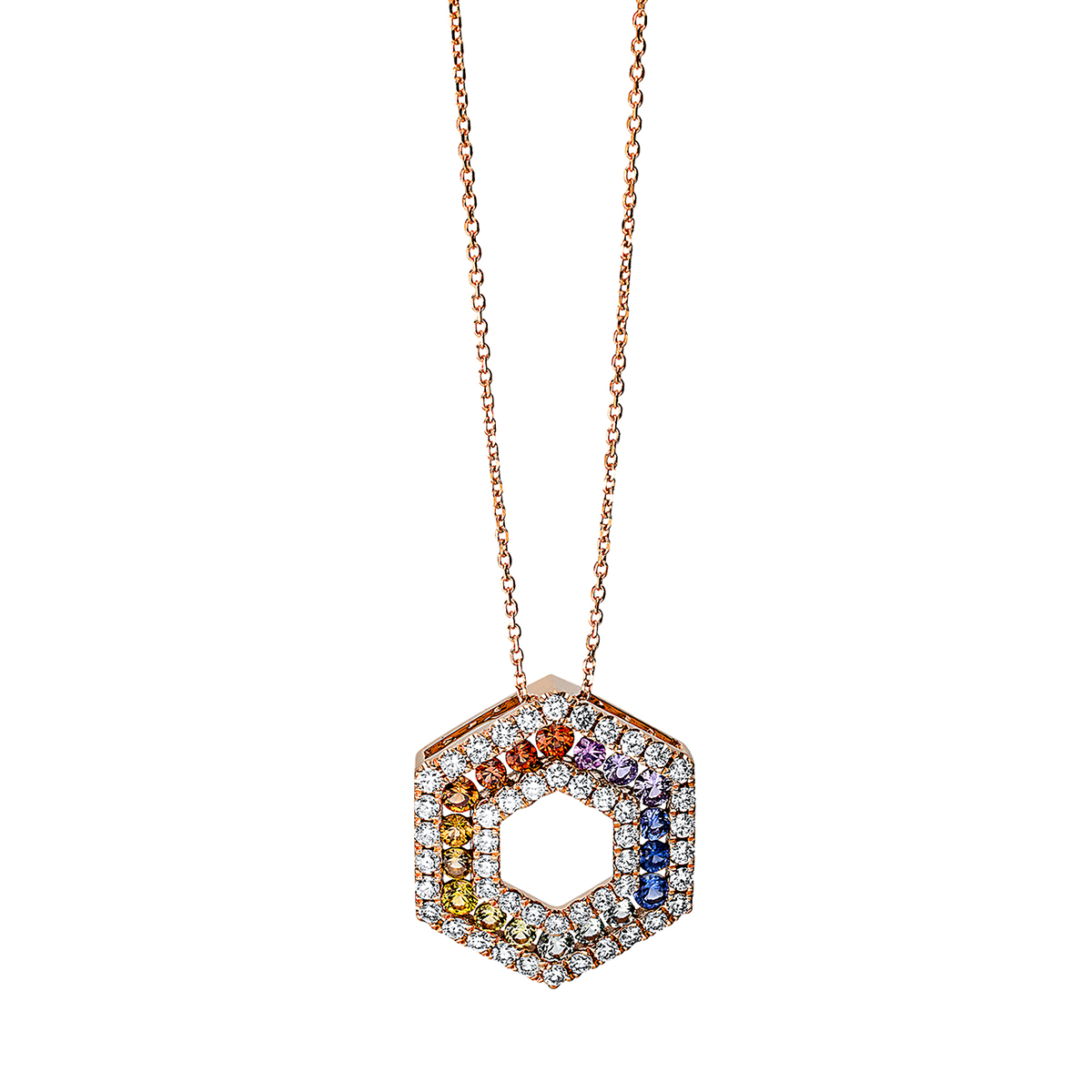 Collier 18 kt RG