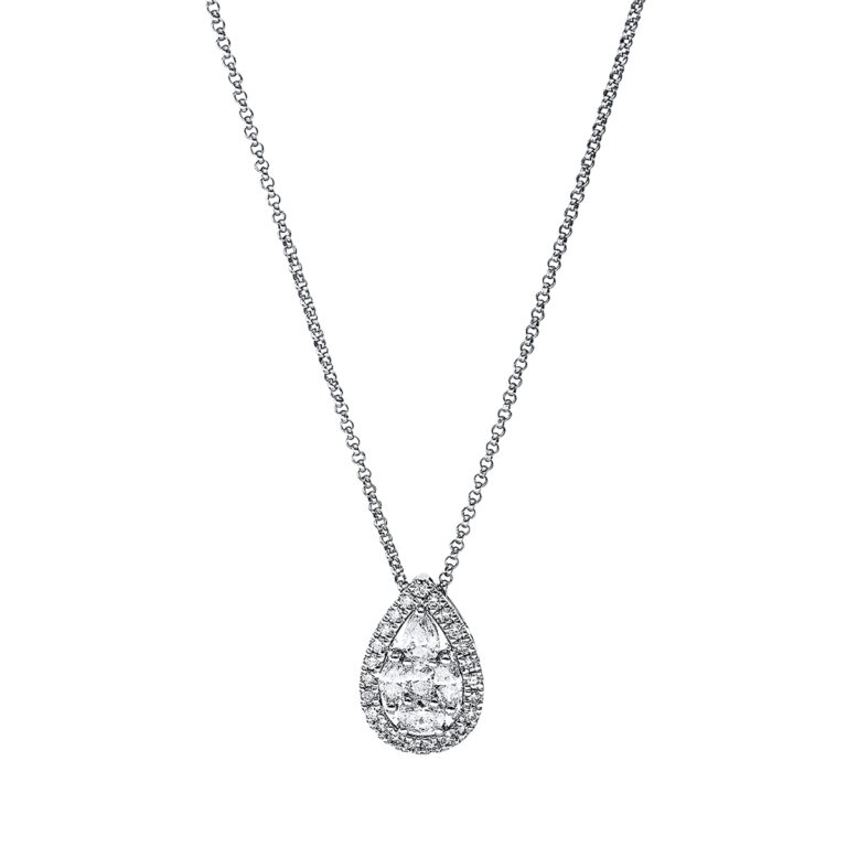 Collier 18 kt WG