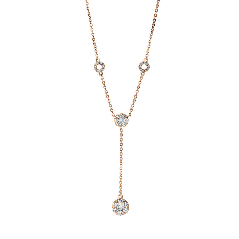 Collier 18 kt RG