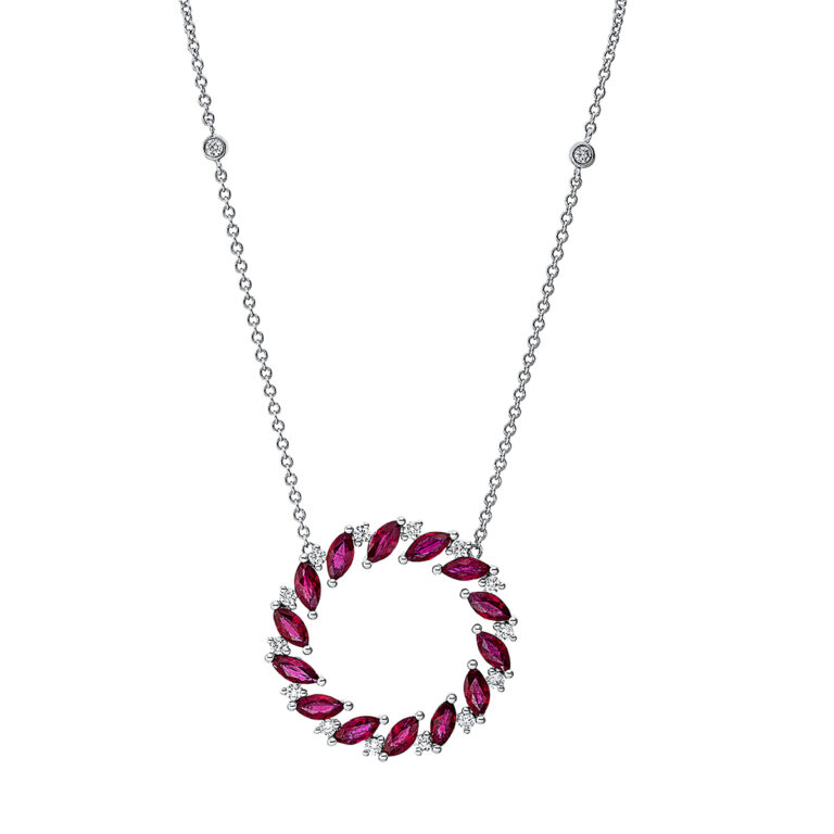 Collier 18 kt WG