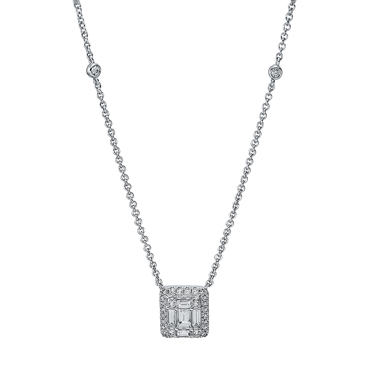 Collier 18 kt WG