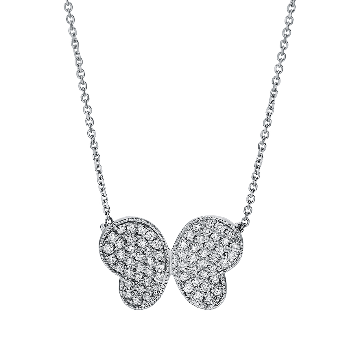 Collier 18 kt WG "Schmetterling"