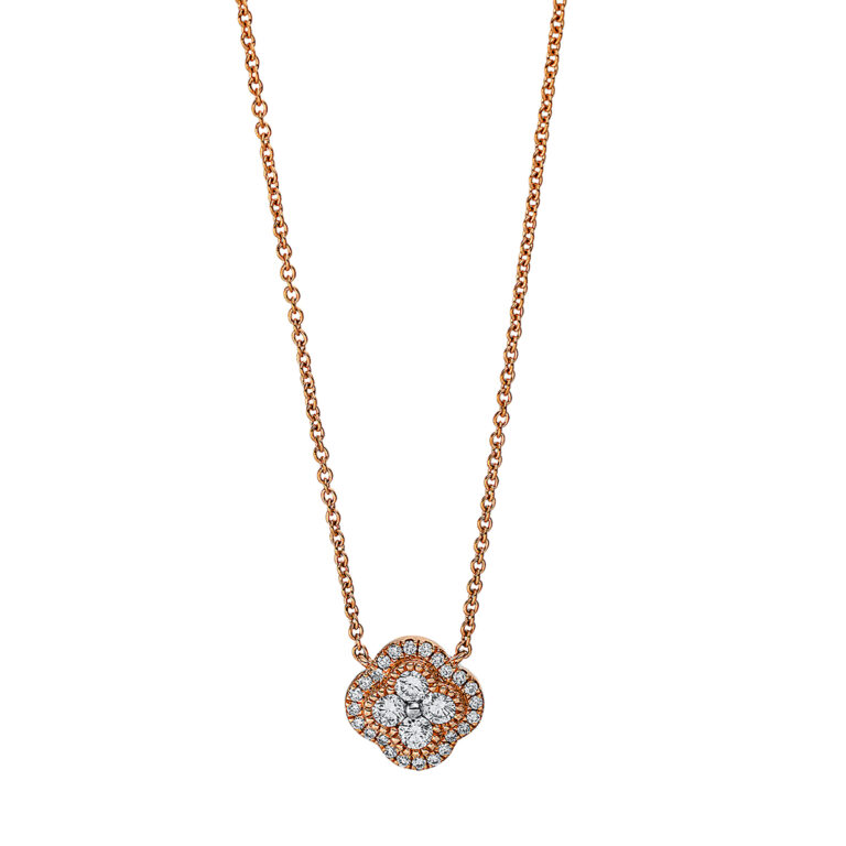 Collier 18 kt RG