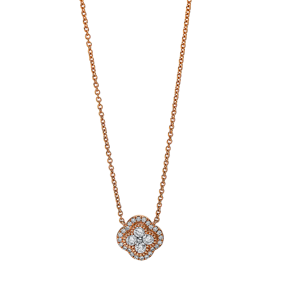 Collier 18 kt RG