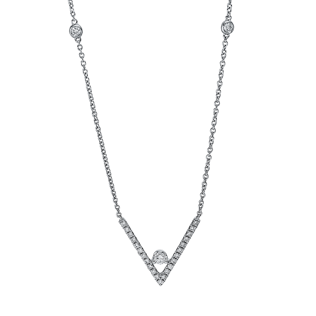 Collier 18 kt WG