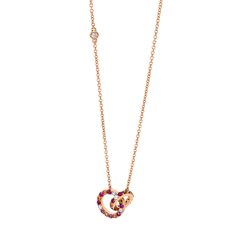 Collier 18 kt RG