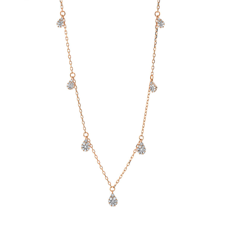 Collier 18 kt RG