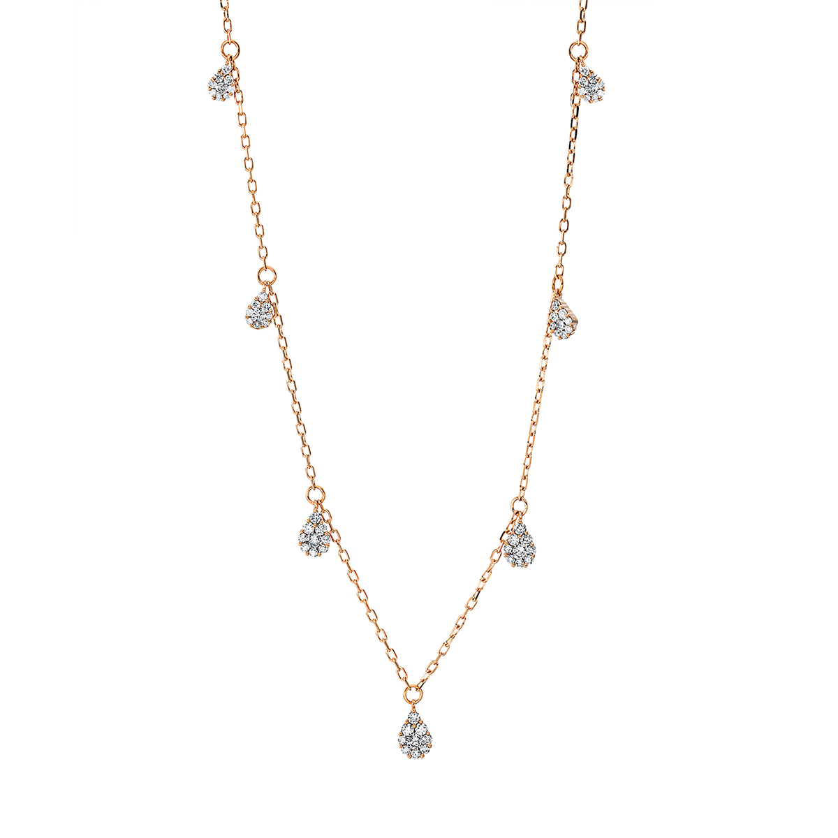 Collier 18 kt RG