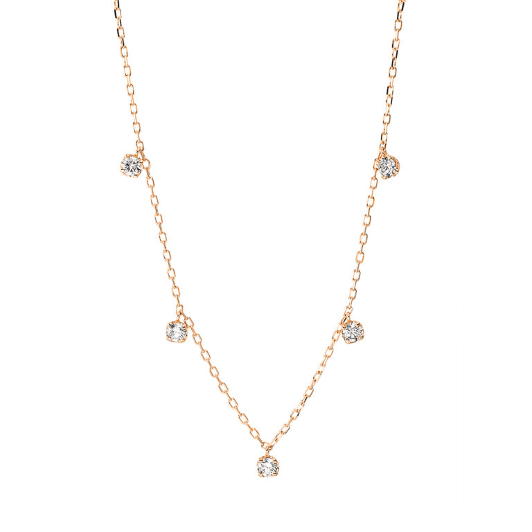 Collier 18 kt RG